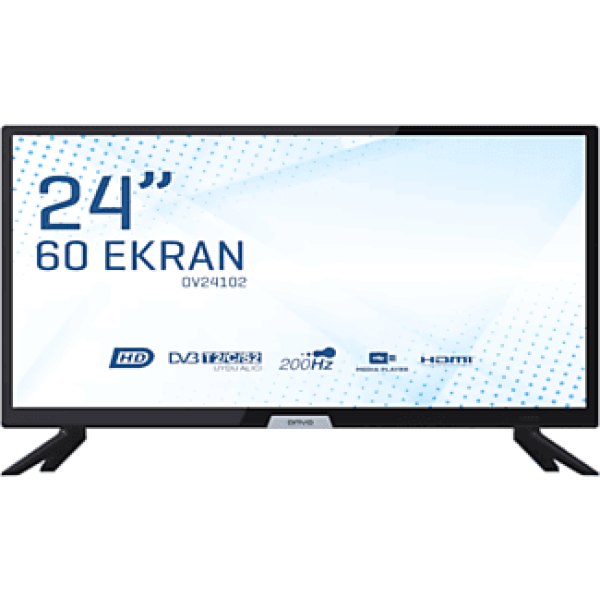 ONVO OV24102 24" 60 Ekran Uydu Alıcılı HD-ready LED TV