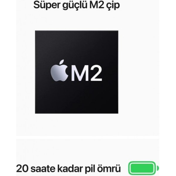 Apple MacBook Pro M2 Çip 8GB 256GB SSD macOS 13" Laptop - Görsel 4