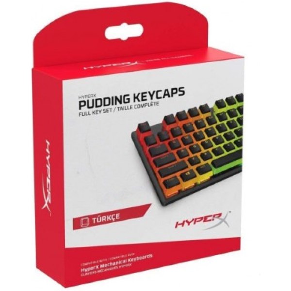 HyperX ABS Pudding Keycaps TR Tuş Takımı HKCPXA-BK-TU/G - Görsel 5