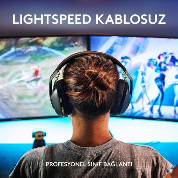 Logitech G G435 Lightspeed Kablosuz Kulak Üstü Oyuncu Kulaklık - Görsel 5