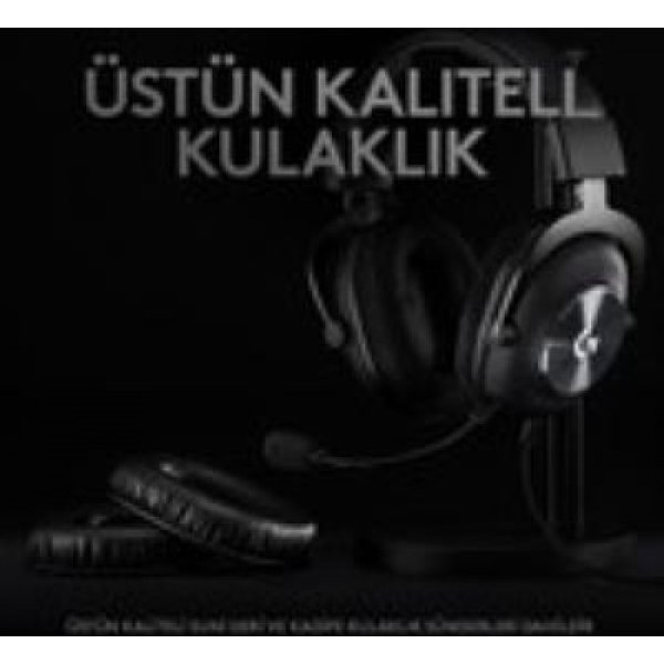Logitech G Pro X 7.1 Surround Ses Oyuncu Kulaklığı - Siyah - Görsel 3