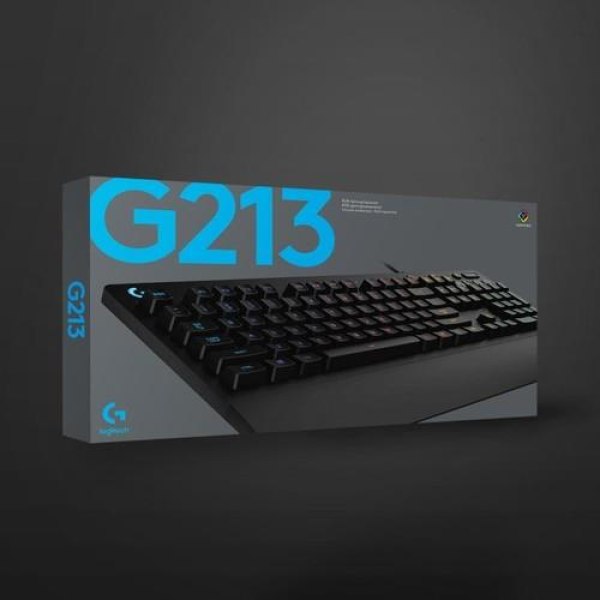 Logitech G213, Oyuncu Klavyesi USB, Siyah - Görsel 3