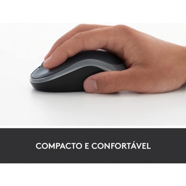 Logitech M185 Kablosuz Mouse, 1.000 DPI Optik Sensör, Sağ - Görsel 4