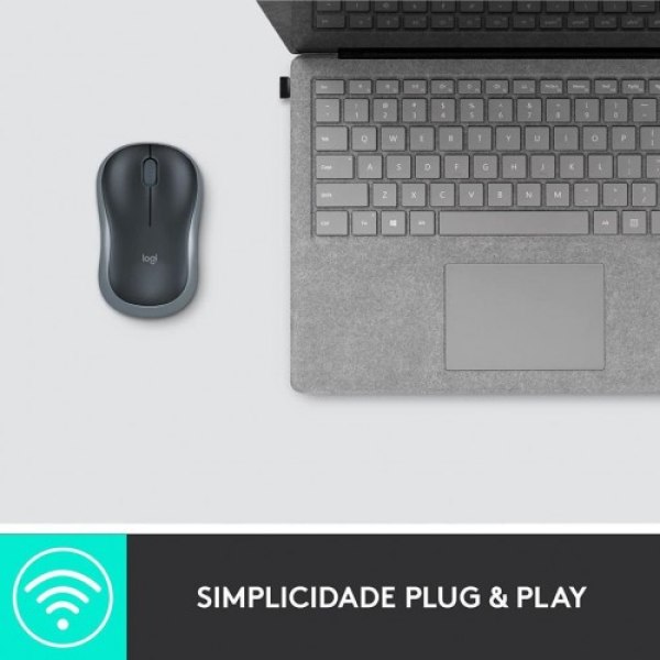 Logitech M185 Kablosuz Mouse, 1.000 DPI Optik Sensör, Sağ - Görsel 7