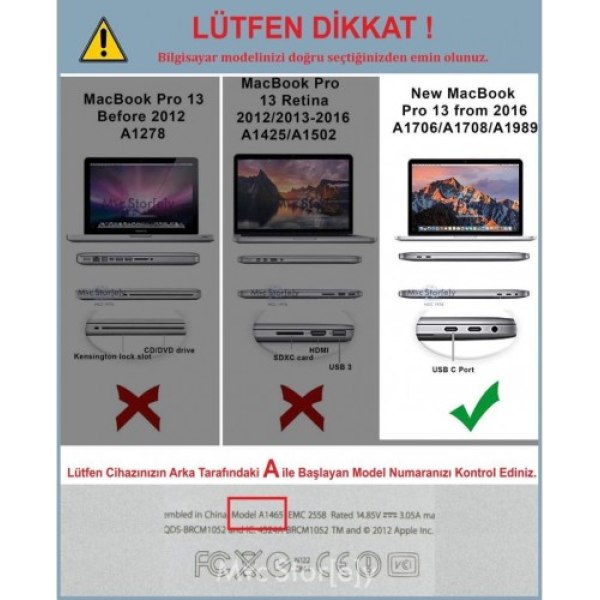 Mcstorey Yeni Macbook Pro A1707 A1990 Toucbarlı 15 15.4 In - Görsel 6