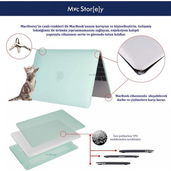 Mcstorey Yeni Macbook Pro A1707 A1990 Toucbarlı 15 15.4 In - Görsel 7