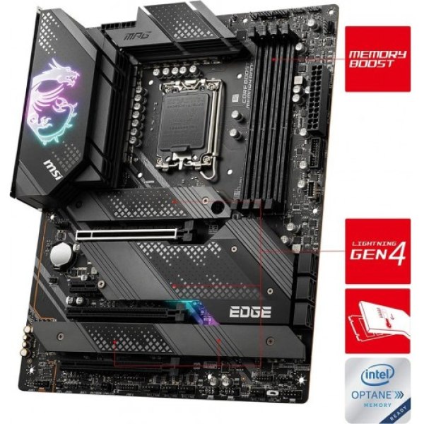 MSI Mpg Z690 Edge Wi-Fi Intel LGA1700 DDR4 ATX Anakart - OUTLET - Görsel 8