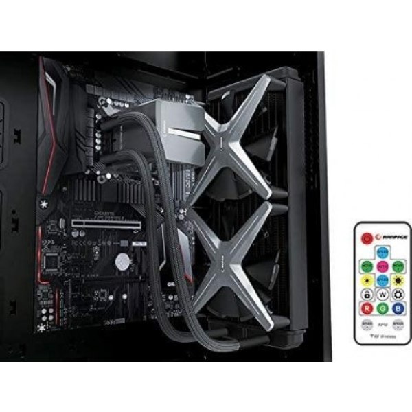 Rampage Extreme X240 2X120Mm Rgb Fanlı Sıvı Soğutma Sistemi - Görsel 4