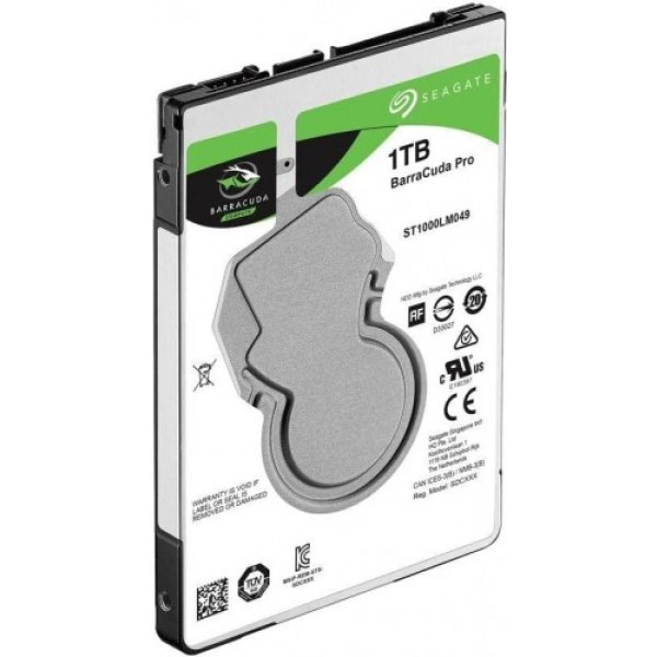 Seagate 2.5" 1 TB Barracuda Pro ST1000LM049 SATA 3.0 HDD Teşhir - Görsel 3