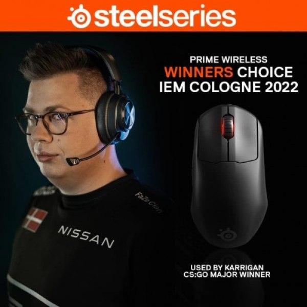 SteelSeries Prime Wireless FPS Oyun Faresi,Siyah - Görsel 10