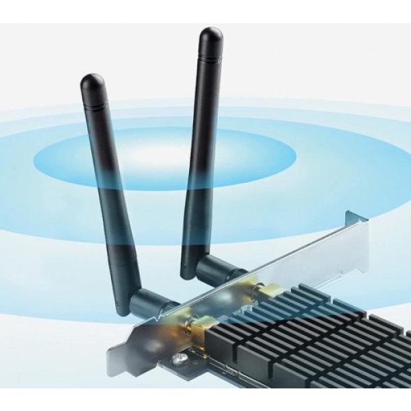 TP-Link Archer T6E AC1300 Wireless Dual Band PCI Express Adapter - Görsel 3